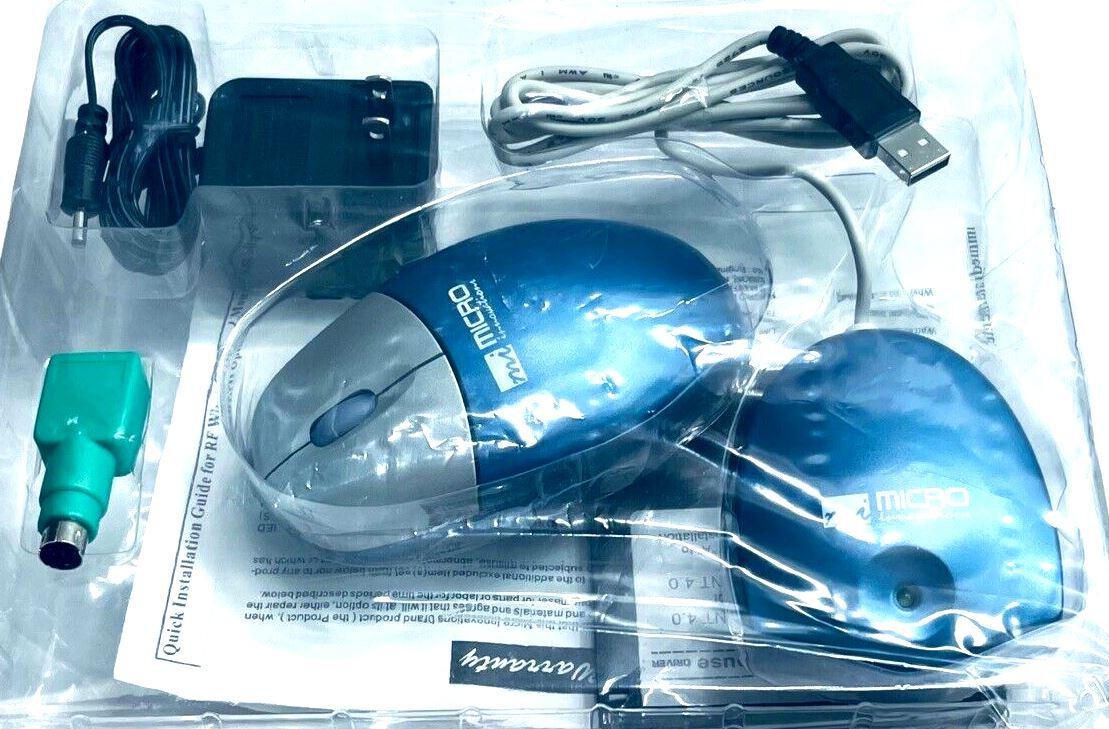 *WIRELESS MICRO MOUSE OPTICAL MODEL PD750P (RF WIRESS CONNECTIVITY) w/5-BUTTOMS