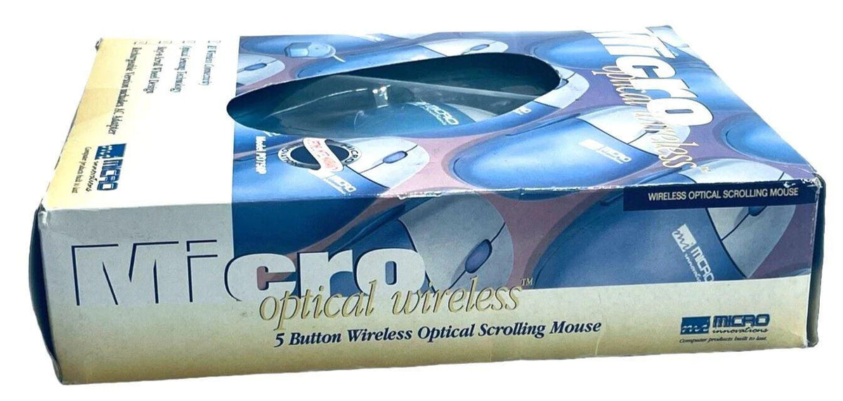 *WIRELESS MICRO MOUSE OPTICAL MODEL PD750P (RF WIRESS CONNECTIVITY) w/5-BUTTOMS