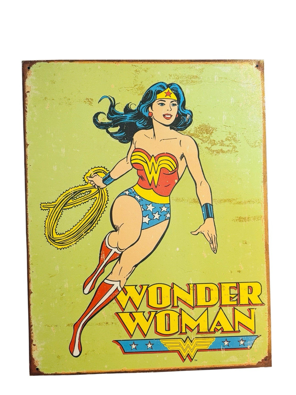 Wonder Woman Retro Decorative Metal Tin Sign #1642 DC Comics Justice League
