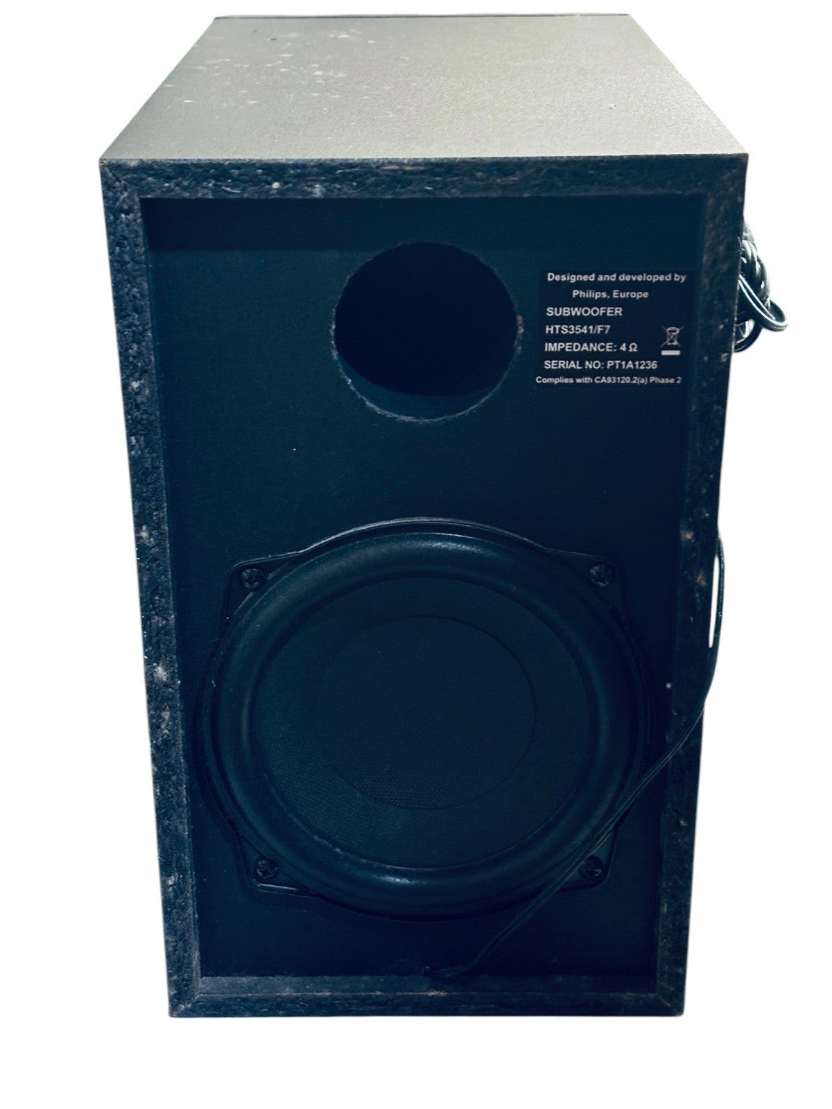 Home Theater SUBWOOFER Sound System, W/6-Speakers & Remote Philips HTS3541 5.1