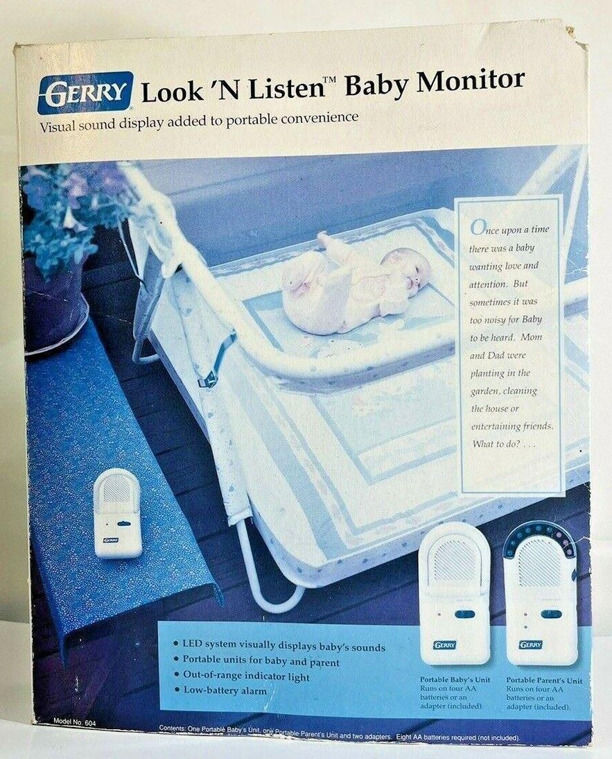 BABY MONITOR Look N Listen By: Gerry Baby Products VINTAGE, TESTED & WORKS GREAT