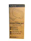 NuTone BK125LWH Wired Door Chime Kit White Plastic, Transformer & Push Buttons