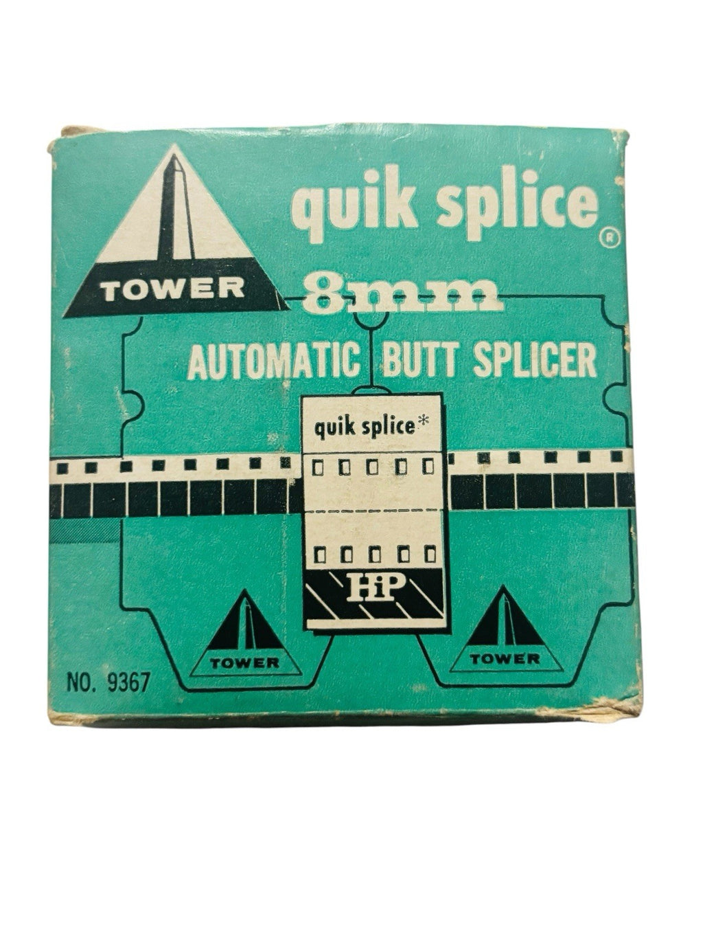 Tower Quik Splice 8mm Automatic Butt Splicer Vintage Film Repair Tool No. 9367