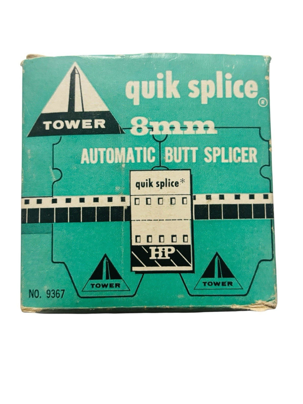Tower Quik Splice 8mm Automatic Butt Splicer Vintage Film Repair Tool No. 9367