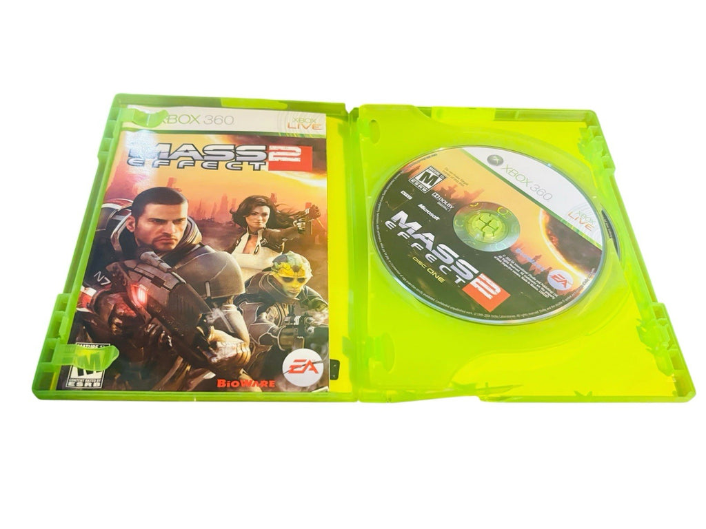 Mass Effect 2 Xbox 360 (2010 Microsoft) Includes Disc 1 & 2