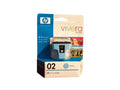 *HP Genuine 02 (220 Prints) Light Cyan Ink Cartridge PHOTOSMART (C8771WN140)