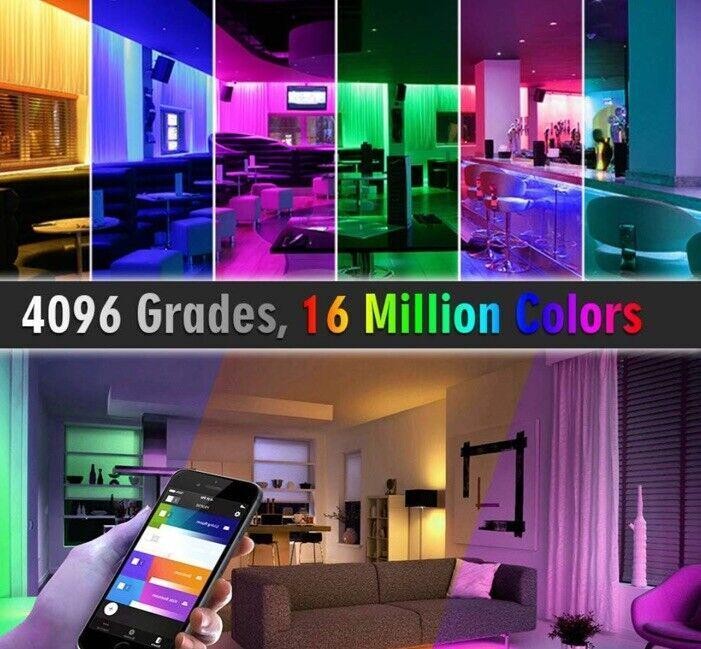 L5M Multicolor LED Strip Light, DC24 V 5 m/16.4 ft