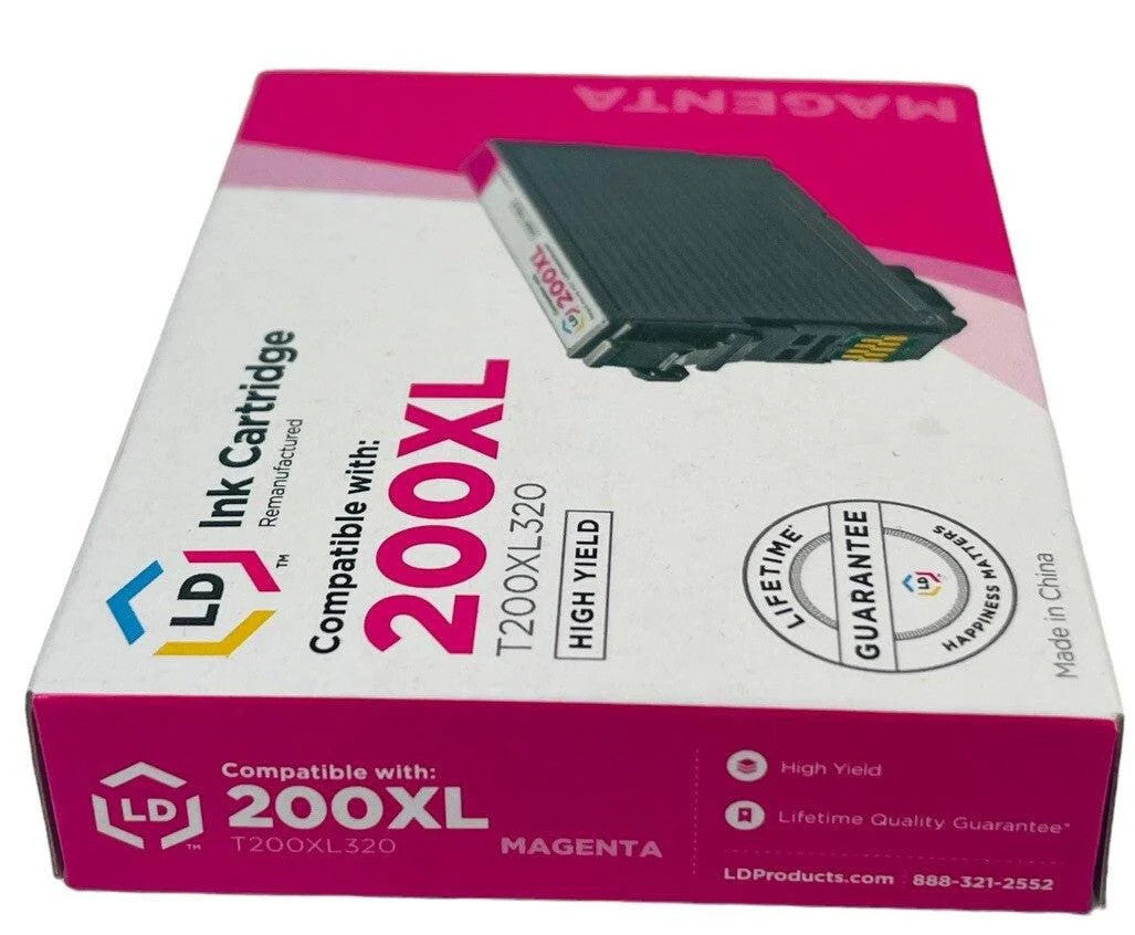 *MAGENTA Ink Cartridge TM Compatible with: 200XL T200XL320 HIGH YIELD - LD
