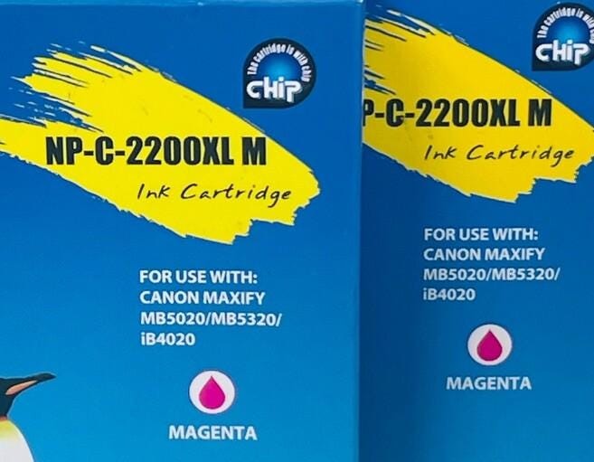 *G&G INK CARTRIDGE, COLOR-MAGENTA Model:NP-C-2200XL M