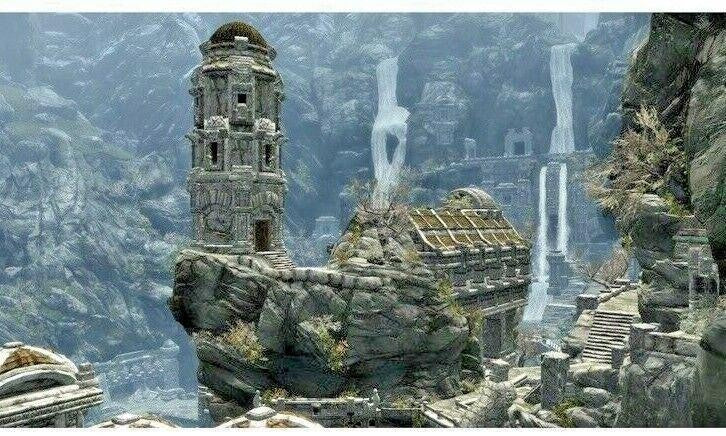 *Skyrim Xbox 360, The Elder Scrolls V: 2011 Includes Full Size Map "MINT"