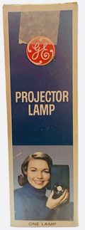 Vintage General Electric Projector Lamp DAK 500 Watts 120 Volt New