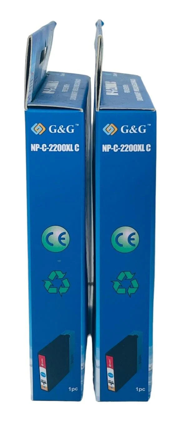 *G&G INK CARTRIDGE ~ COLOR: CYAN Model: NP-C-2200XL C
