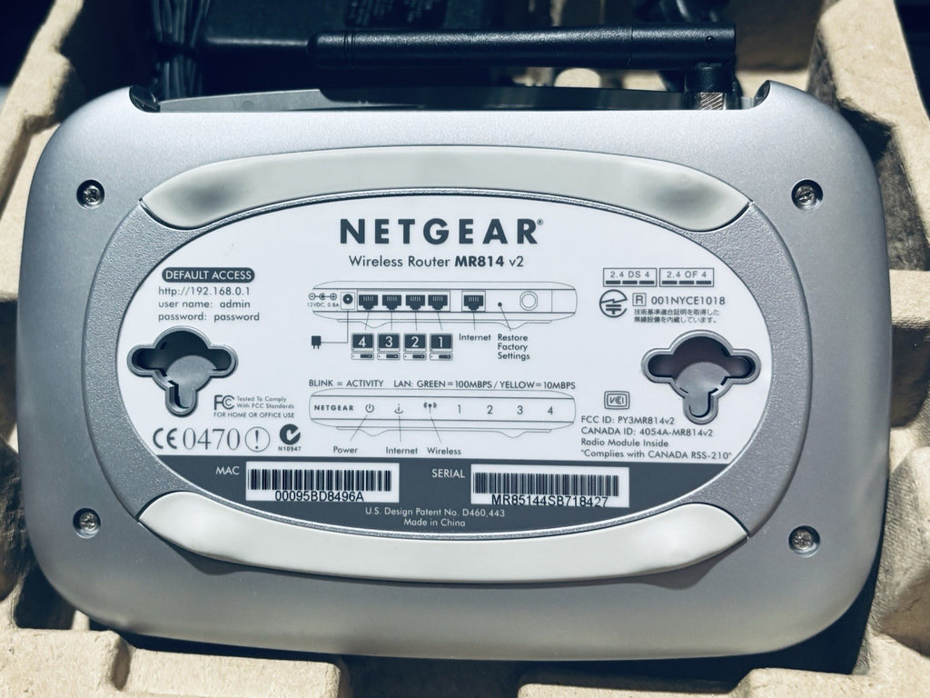 Netgear MR814 11 Mbps 4-Port 10/100 Wireless B Router