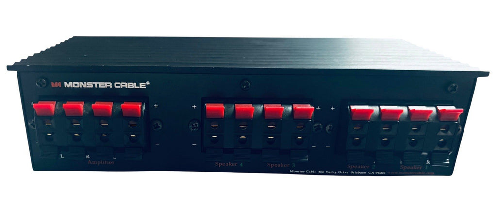 Monster Cable 4-Way Speaker Selector Model SS-4 Amplifer Protection Tested/Works