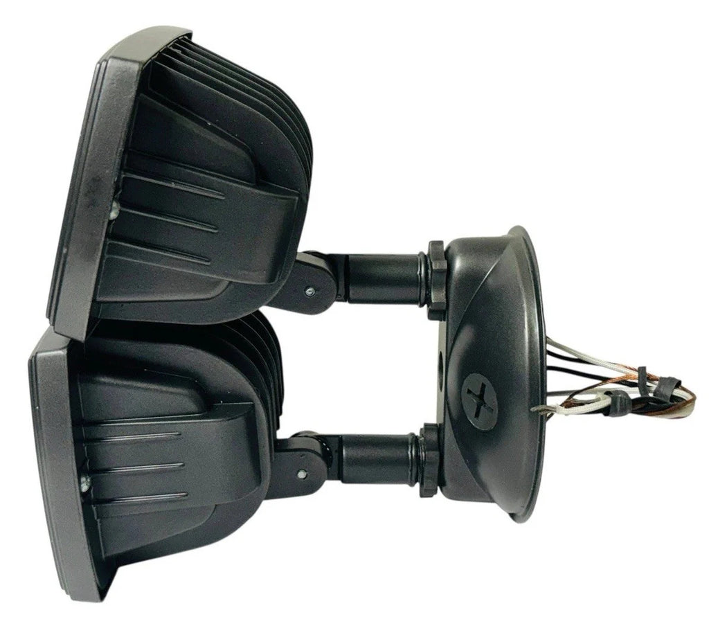Flood Lights, 1-Head Bronze Outdoor Flood Lights, CAV8-2, Set of 2, New.