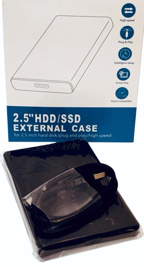 *2.5” HDD/SSD EXTERNAL CASE For 2.5” HARD DISK/PLUG & PLAY/HIGH SPEED/USB 3.0
