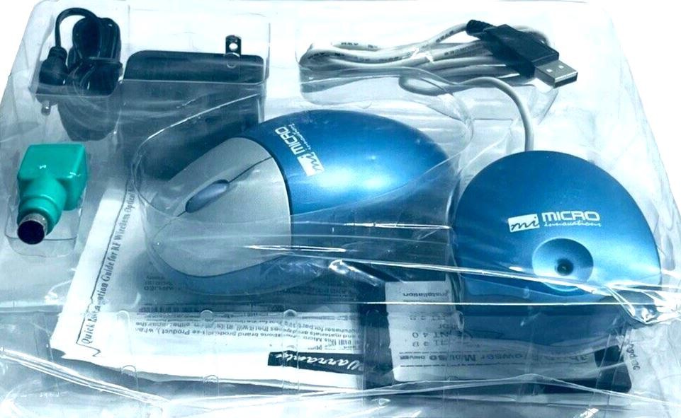 *WIRELESS MICRO MOUSE OPTICAL MODEL PD750P (RF WIRESS CONNECTIVITY) w/5-BUTTOMS