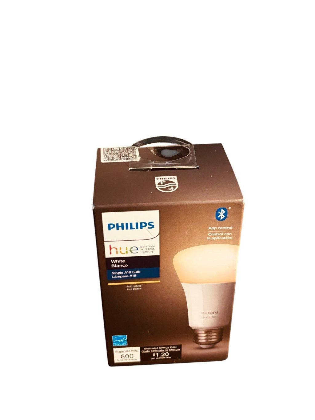 Philips Hue White Ambiance A19 Medium Lumen Smart Bulb 1100 Lumens Bluetooth