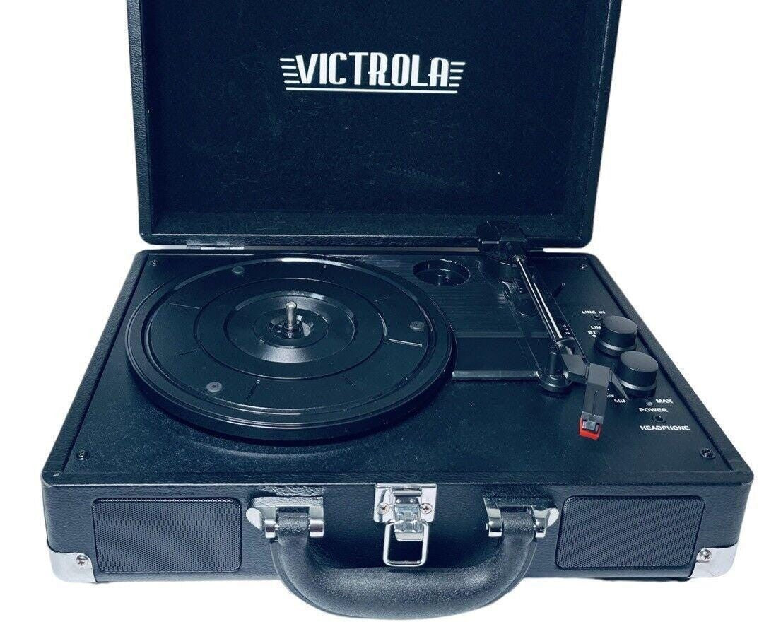 3-Speed Stereo Turntable - Black - Victrola VSC-550BT-BK - PARTS ONLY