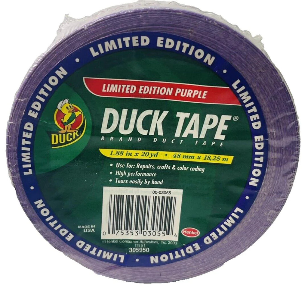 DUCK TAPE 1.88" x 20 Yards, Color: PURPLE