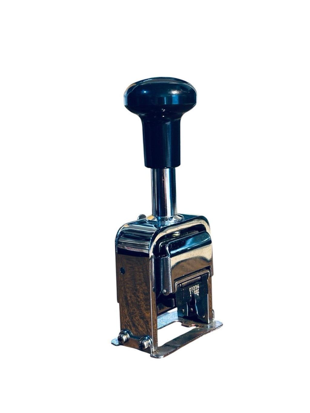 *Vintage"Boorum & Pease Co." ~ Automatic Numbering Machine ~ 6 Wheels 7 Actions