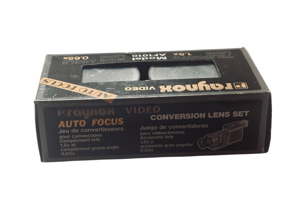 RAYNOX AF1010 Tele Wide Video Kit Auto Focus 0.65x 1.5x Telephoto Lens Camcorder