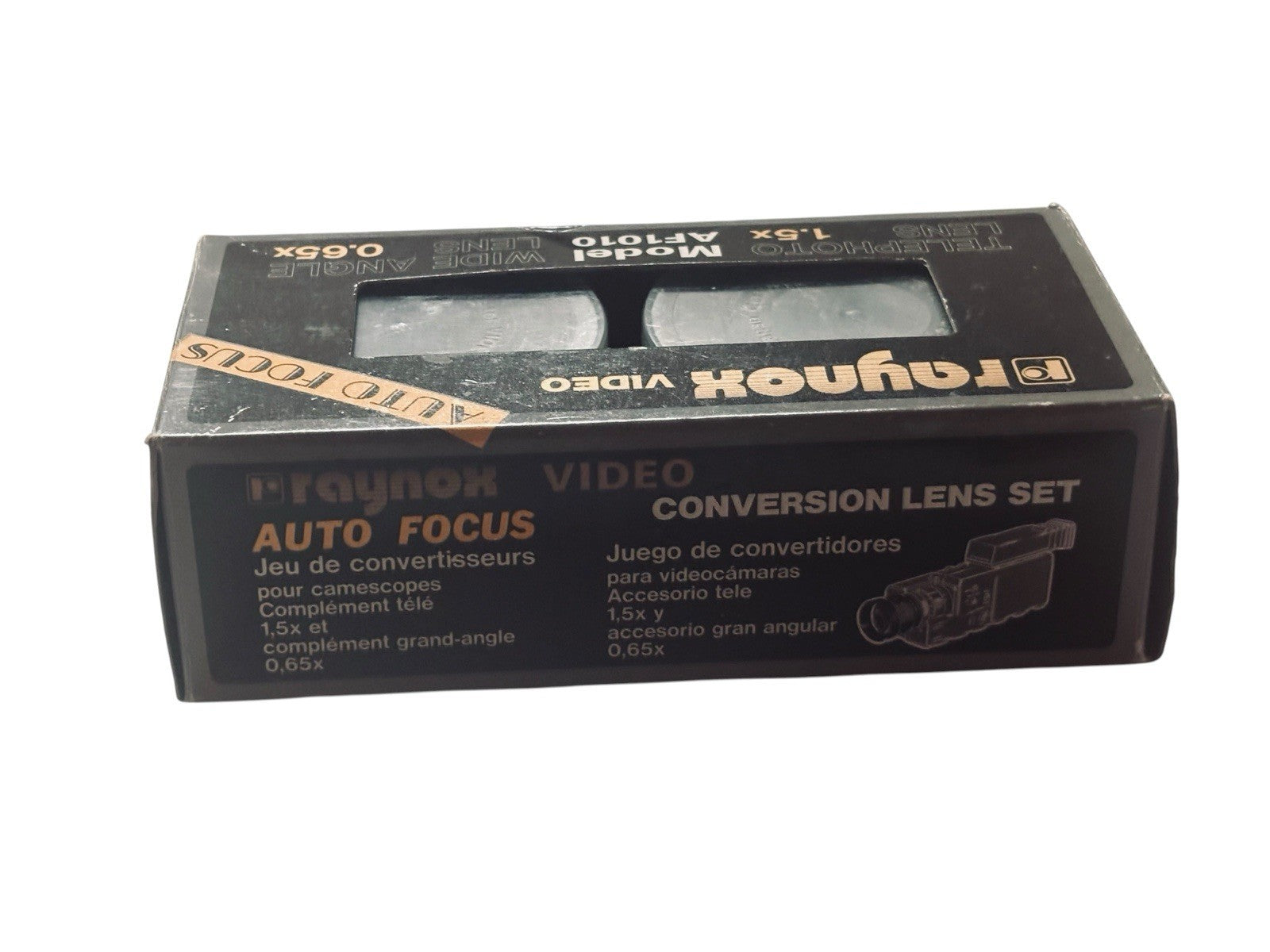 RAYNOX AF1010 Tele Wide Video Kit Auto Focus 0.65x 1.5x Telephoto Lens Camcorder