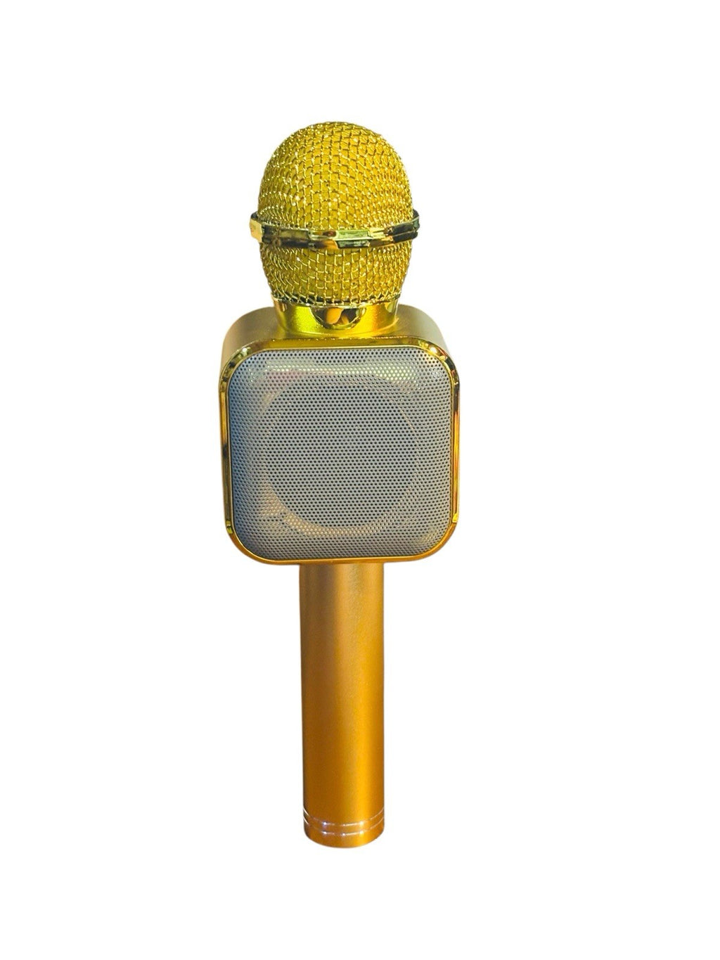Wireless Bluetooth Karaoke Microphone Mic Speaker Fits All Smartphone Gold #1