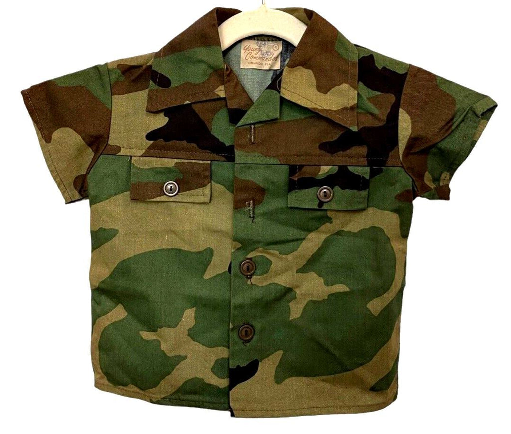 *Young Commandos Camouflage Shirt Size 4 "NEW