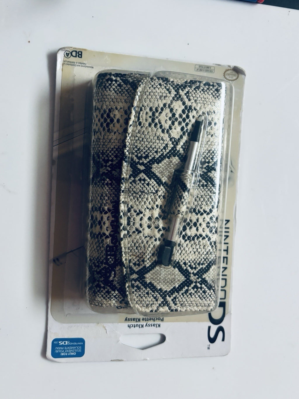 *Nintendo DS Lite Klassy Klutch Snake Pattern