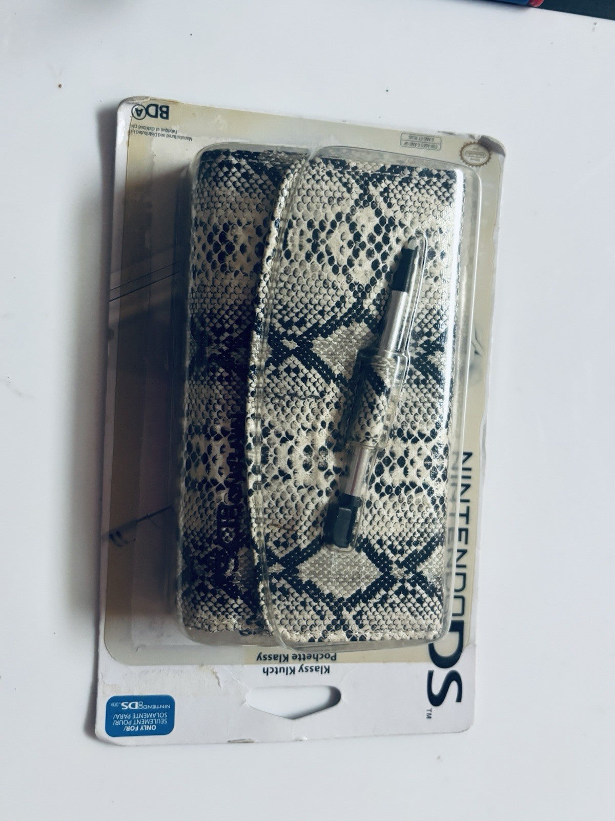 *Nintendo DS Lite Klassy Klutch Snake Pattern