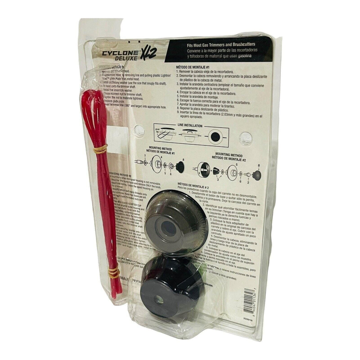 *Trimmer Head Cord 333916 Cyclone XL2 For Gas Powered Trimmers 6B - MAXPOWER/NEW