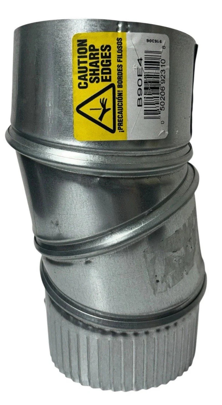 Master Flow 90 Degree Round Adjustable Elbow, Model B90E4, New.