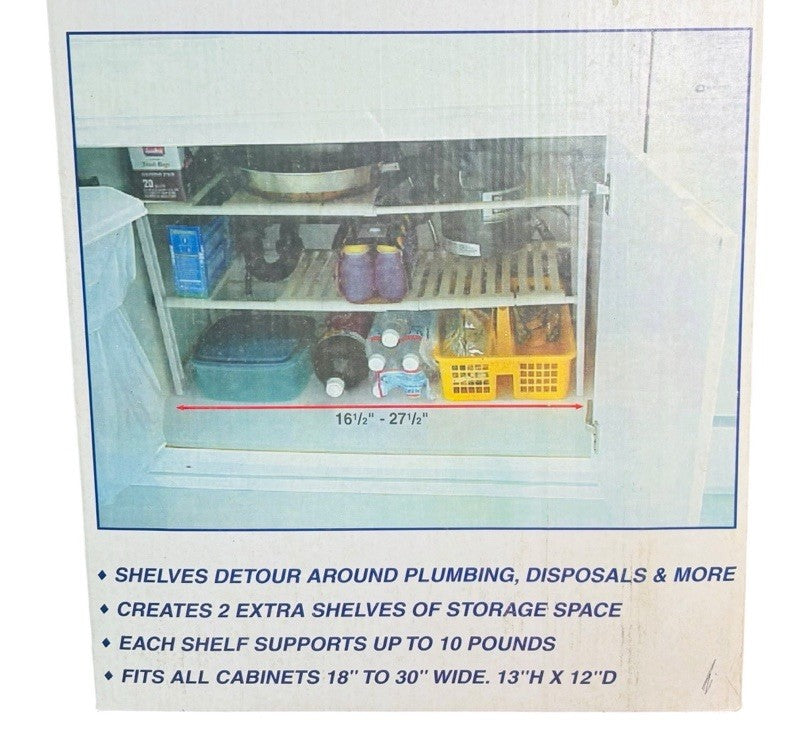 JOBAR'S Under Sink Shelves - Add Storage Space - NIB