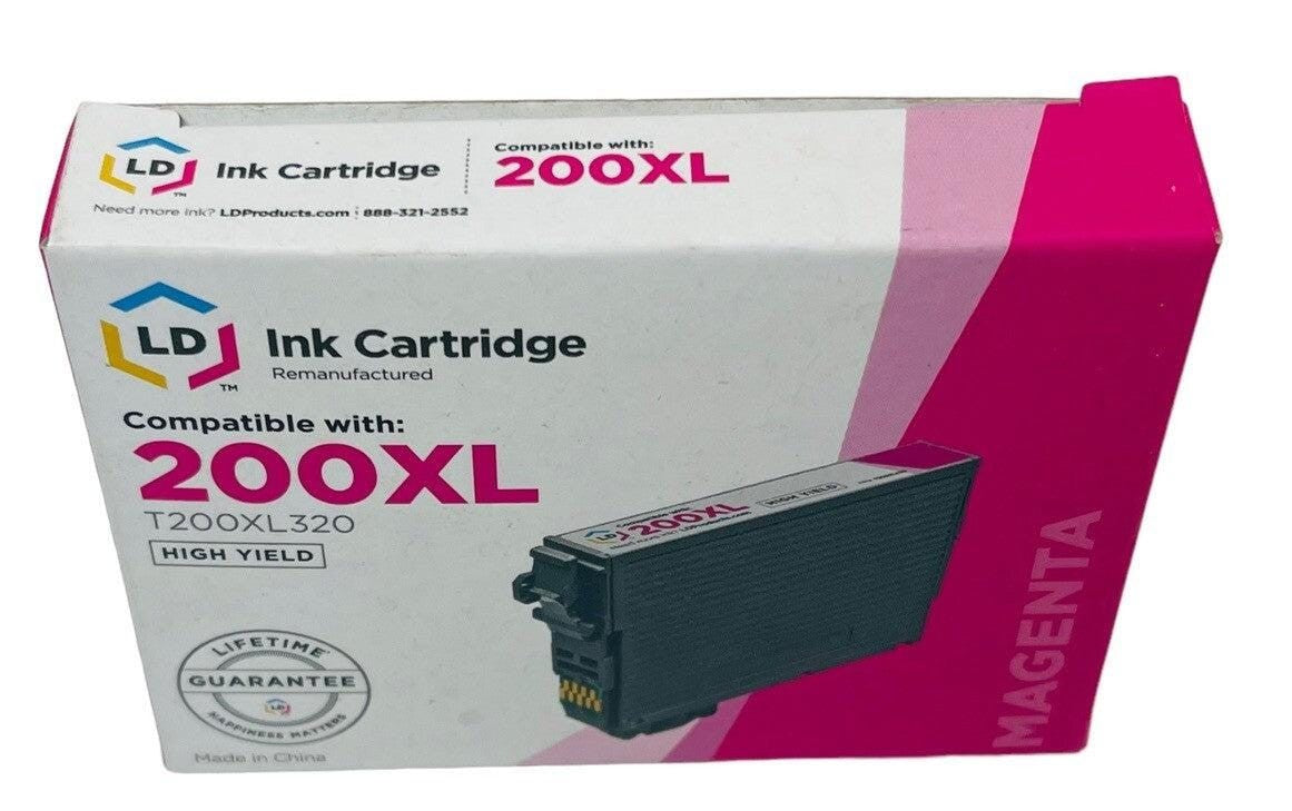*MAGENTA Ink Cartridge TM Compatible with: 200XL T200XL320 HIGH YIELD - LD