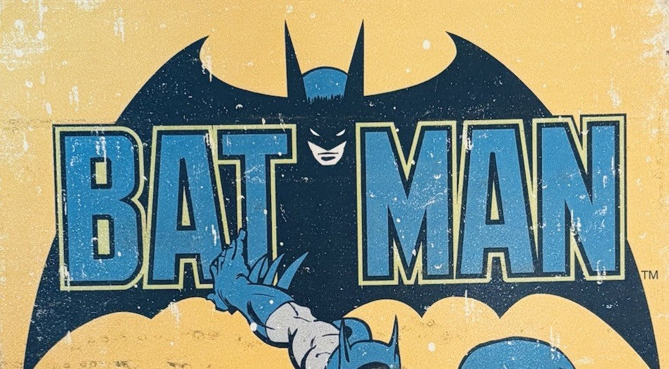Vintage Style Batman Metal Tin Sign DC Comics Garage Man Cave Wall Decor