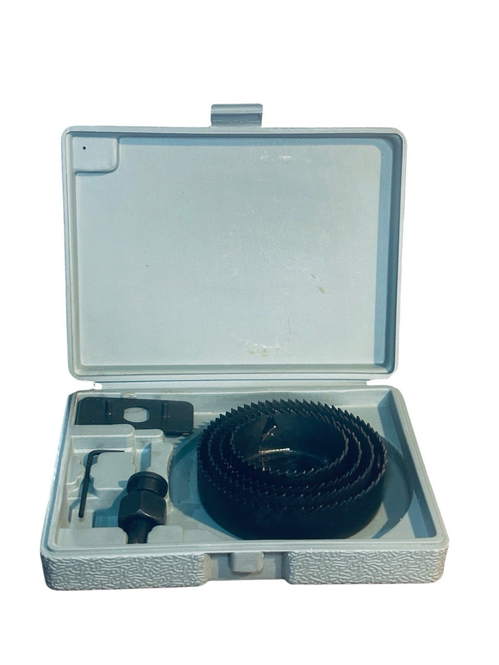 8 Piece Hole Saw Large Diameter Carbon Steel Hole Saw Set - Hole Saw Bit Cutter