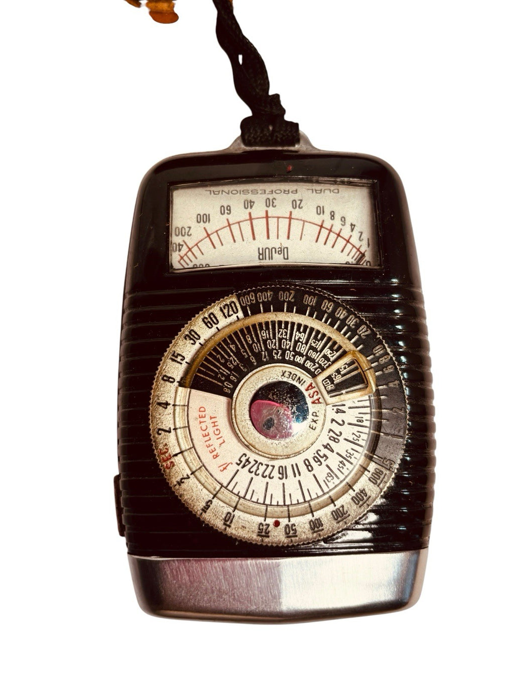 DECO LIGHT METER, ART DUAL PROFESSIONAL, ORIGINAL CASE & MANUAL~ VINTAGE