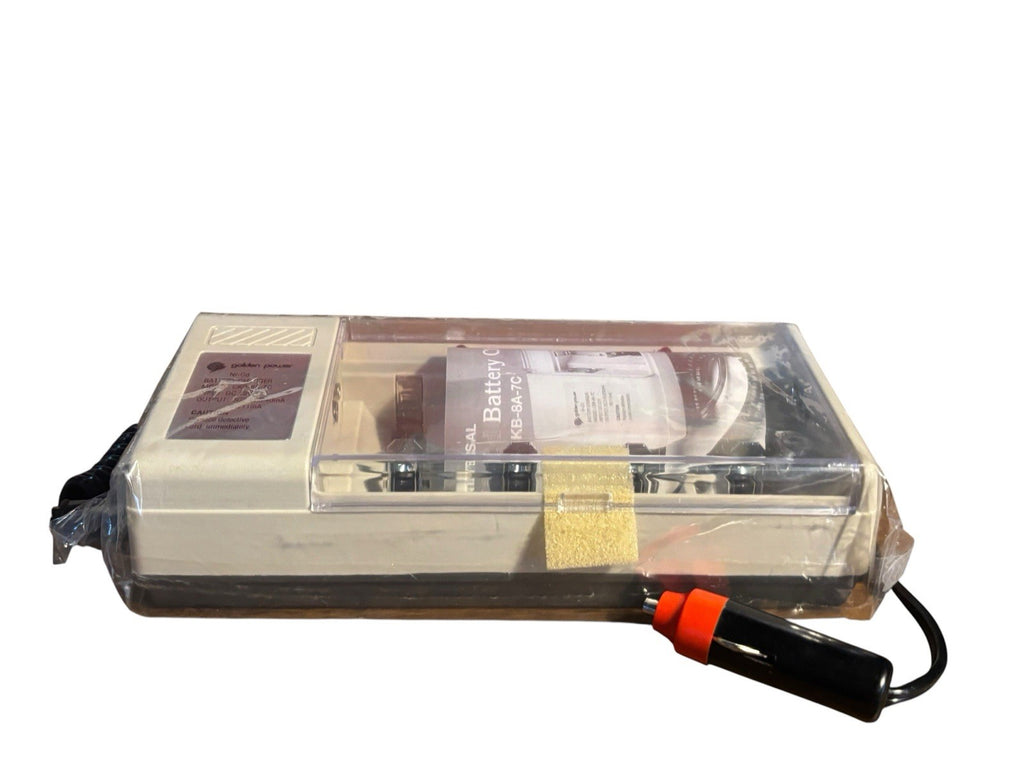 *Universal Car-Plug Battery Charger NI-CD 7-Hour Quick Charge By Golden Power