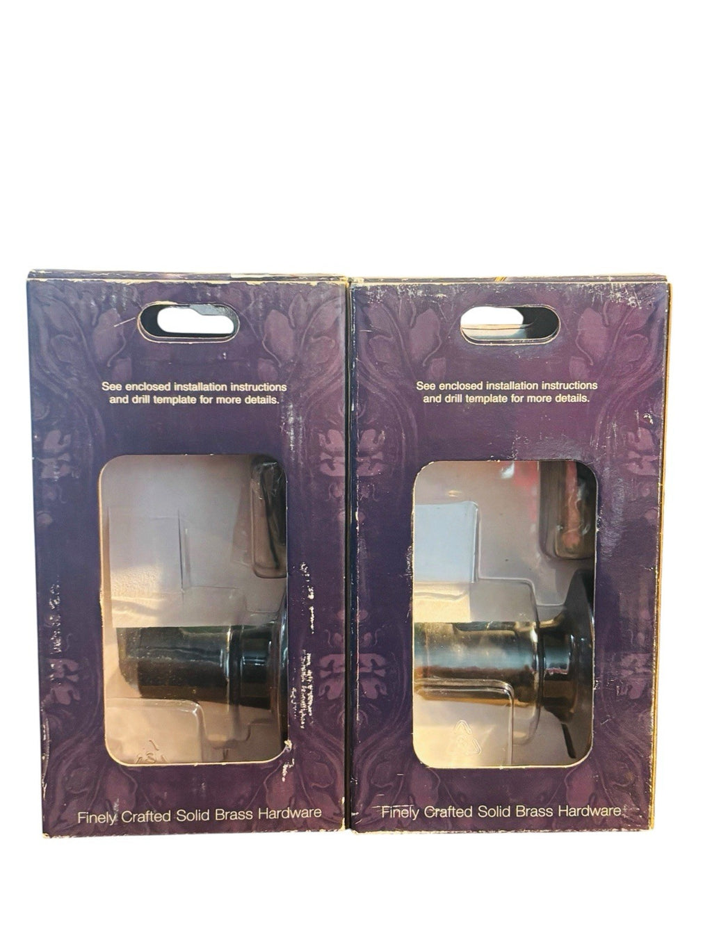 Wright Impressions Keyed Entry Door Brass Handle Set - Serenade