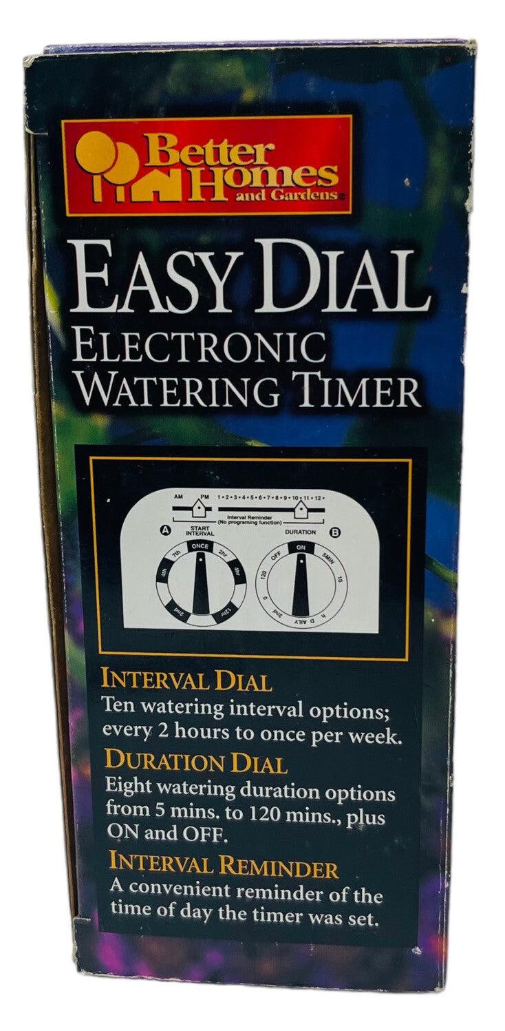 BETTER HOMES & GARDENS EASY DAIL ELECTRONIC WATERING TIMER