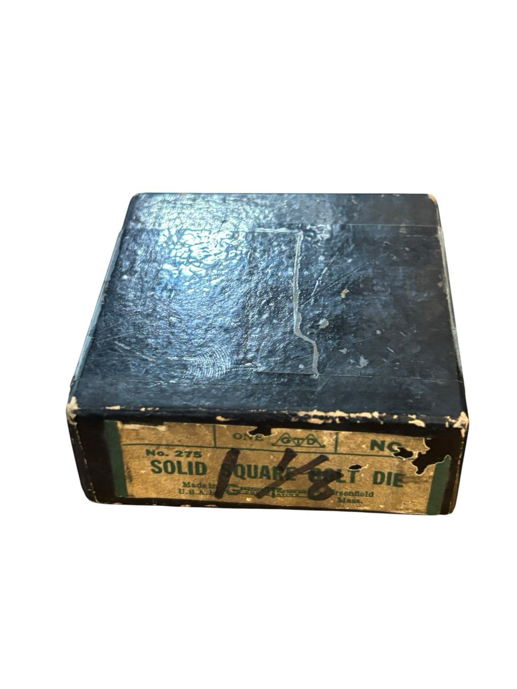 Tap & Die 5/16 NC 1 Square Bolt Die 8GTD No. 275 Solid 2-1/2" Greenfield