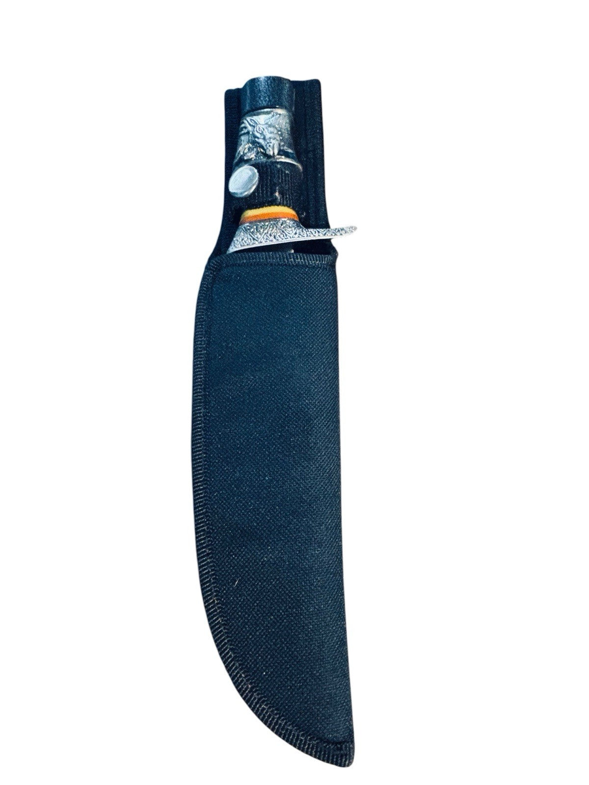 Ornate Deer Cutlery Buck Bouy Knife, with Belt Sheath Holder.