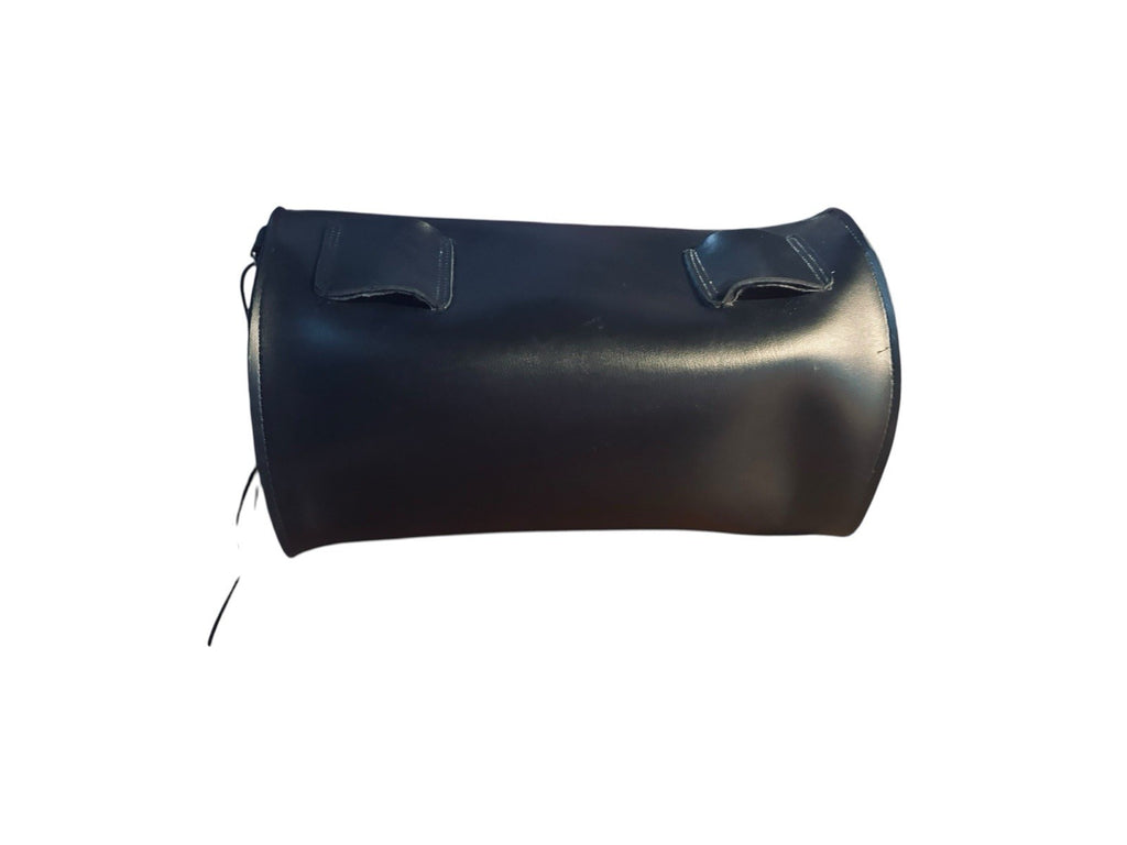 *Motorcycle Saddlebag FRONT HANDLE LEATHER L 15.5 X H 5 X R 27.5 W/Straps