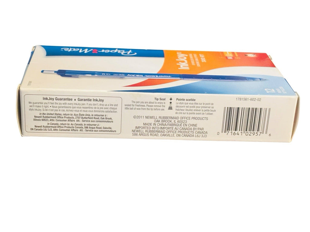 *Paper Mate Retractable Pens 300 RT, Medium Point 1.0mm Translucent B