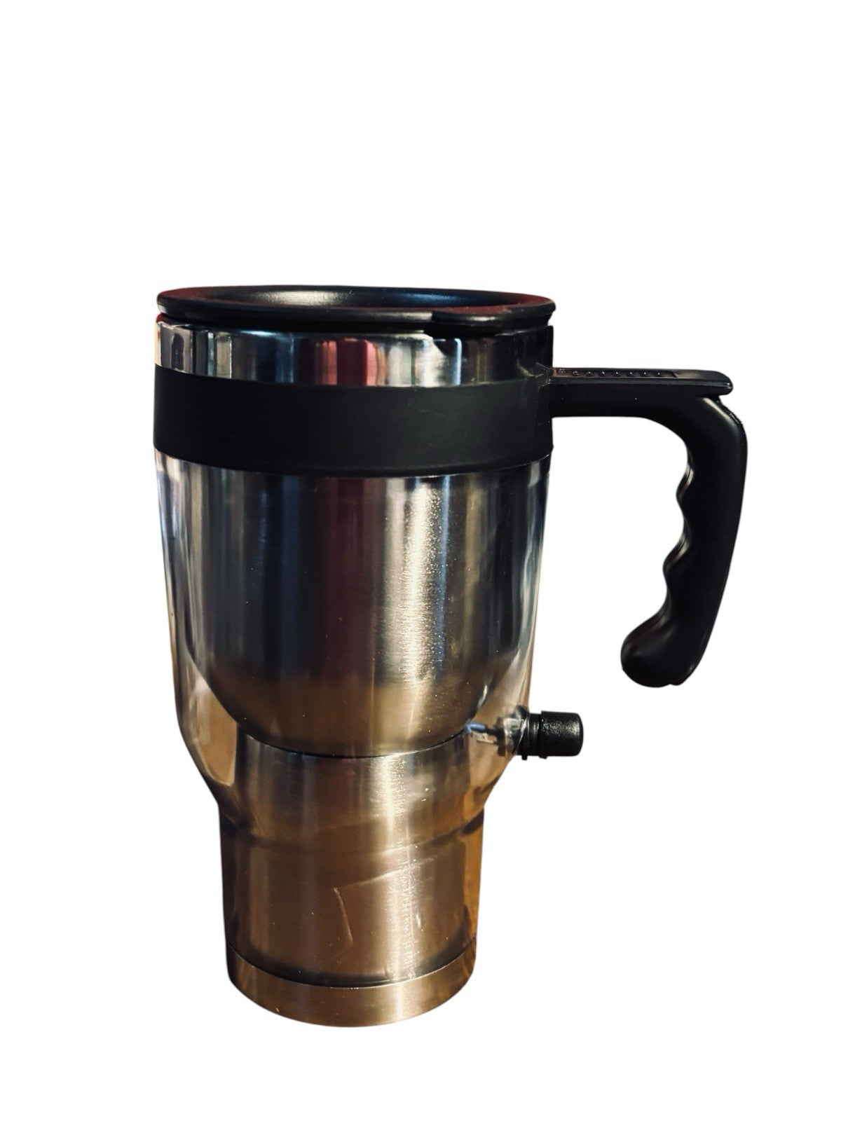 *Home  Accents Blue Stainless Steel Travel Mug 16oz Hot or Cold with DC Adapter