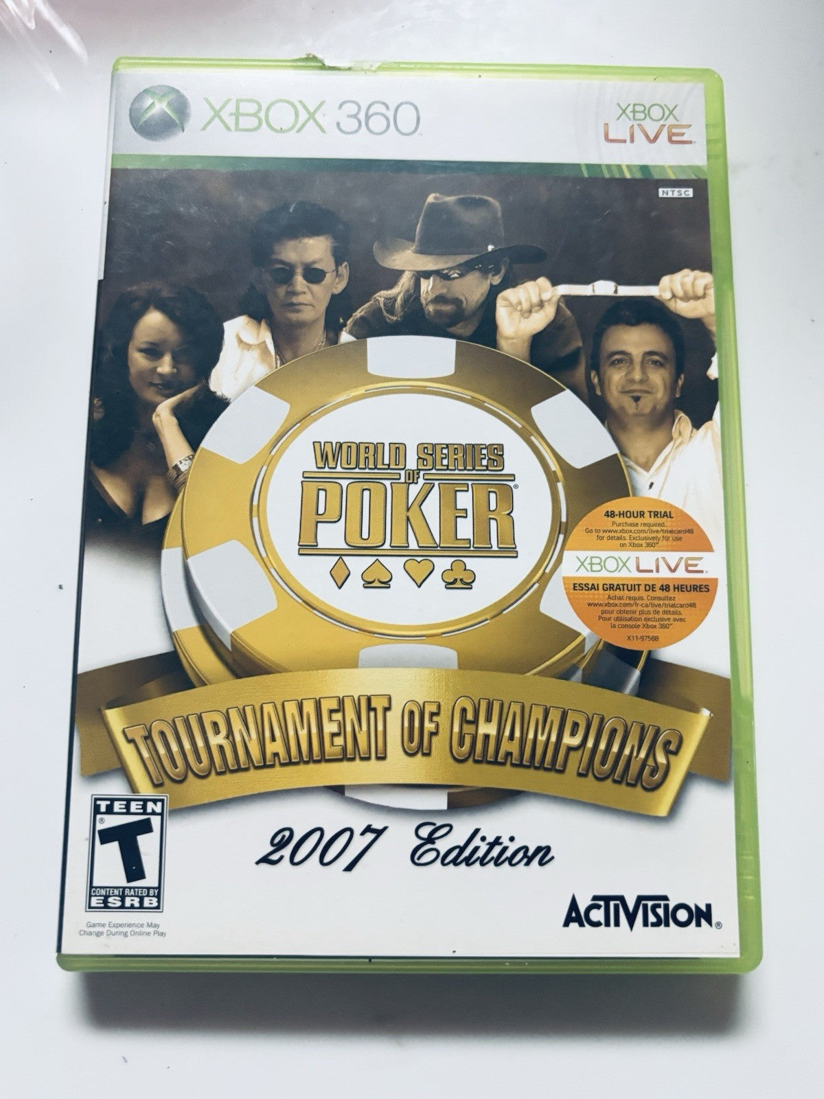 *World Series of Poker Xbox 360: Tournament of Champions (Microsoft) 2006 "MINT"