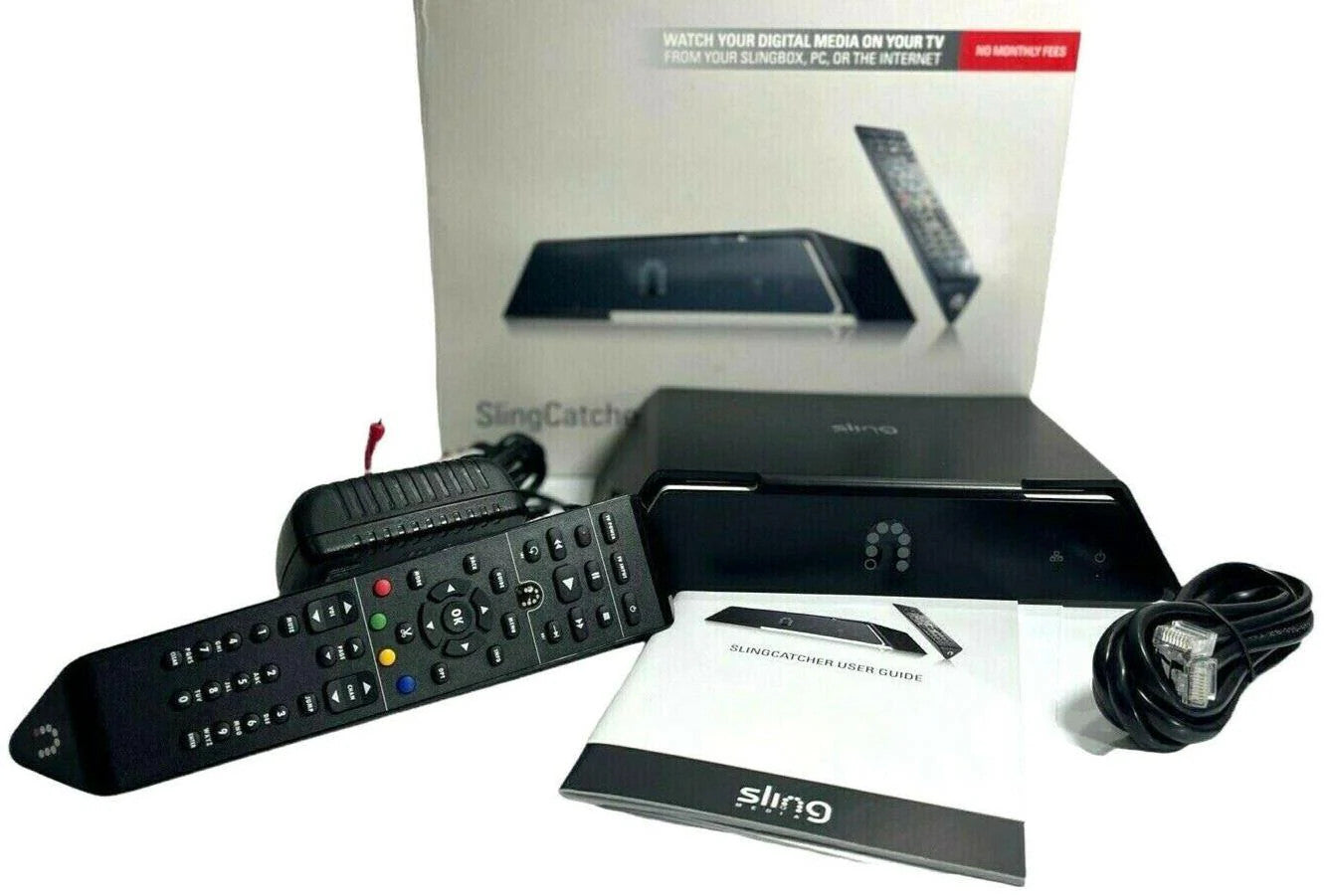HD Media Streamer SC100-100 Catcher Digital w/ALL ACCESS0RIES, Sling WORKS