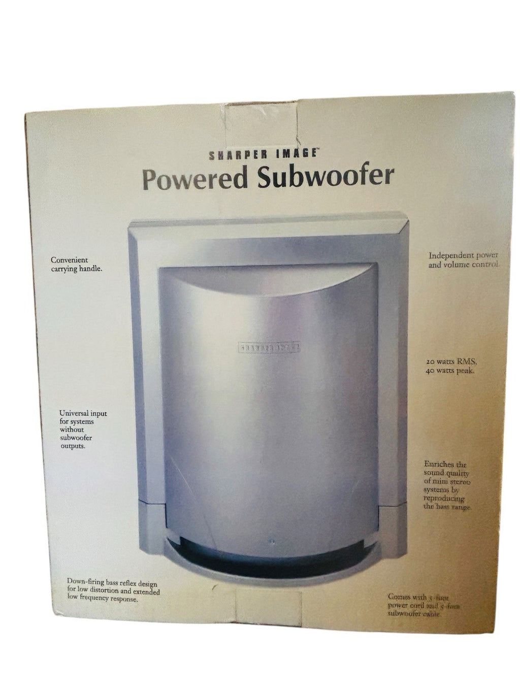 Sharper Image SA251 Passive Subwoofer