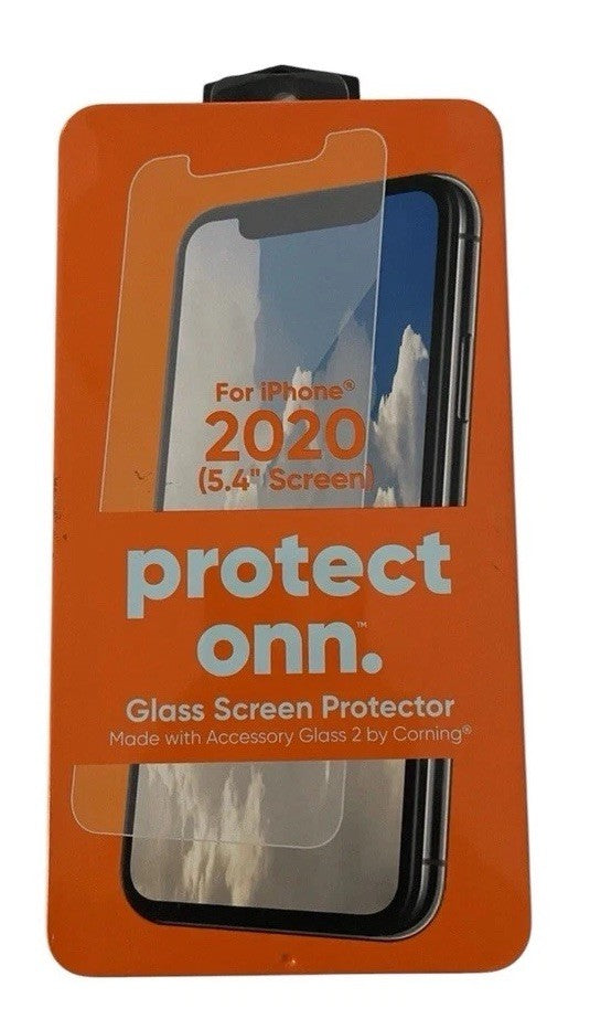 Protect Onn Glass Screen Protector for iPhone 2020 ( 5.4 in. Screen)